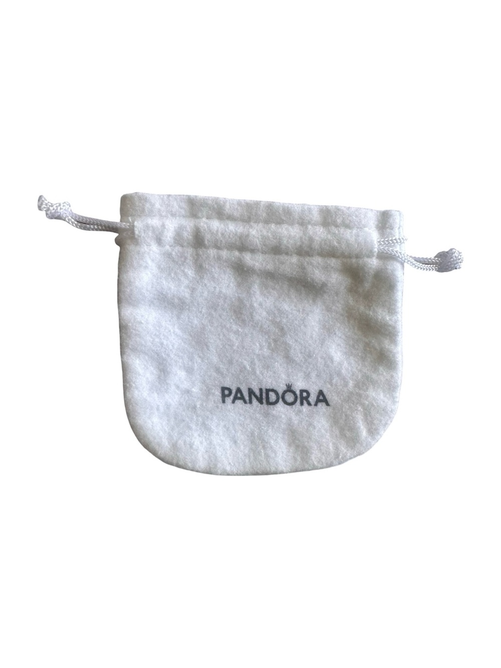 Pandora White Drawstring Jewelry Pouch